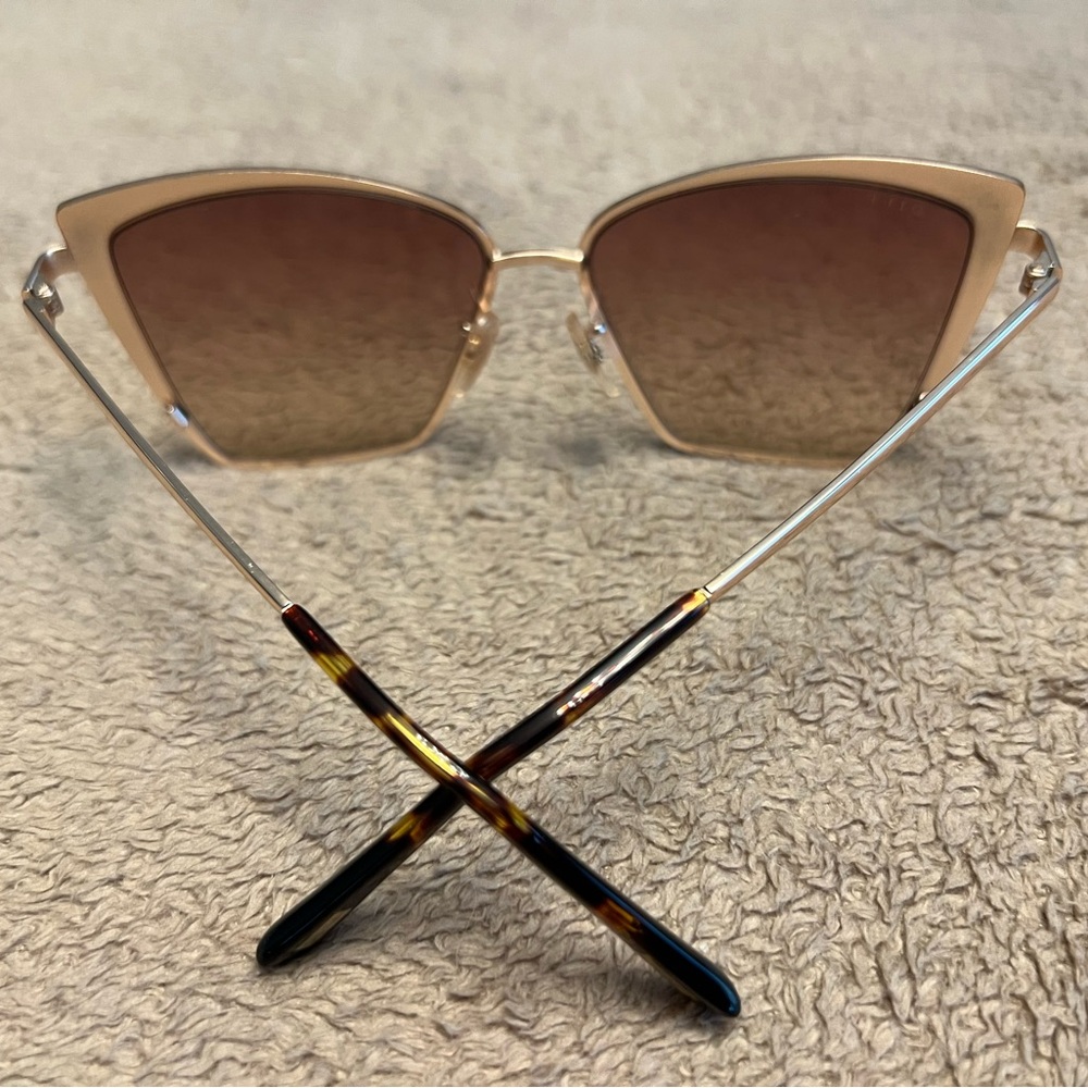 Diff Chic Gold Cat-Eye Sunglasses - image 4